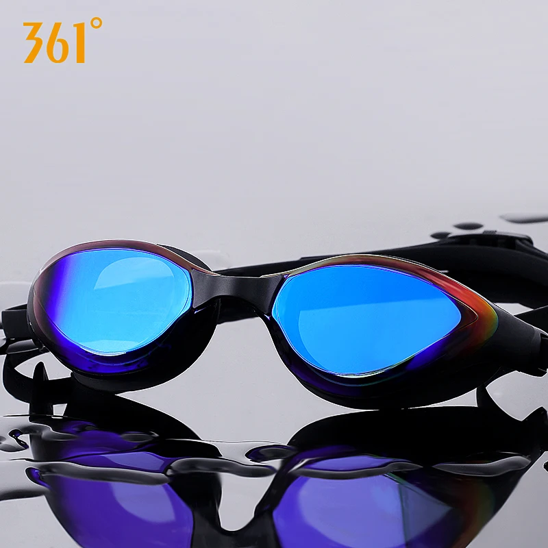 SLY196033-BLUE 361 °, унисекс, очки для плавания, водонепроницаемые, противотуманные, HD, для взрослых, KidsK, для плавания, для бассейна, летние, конкурентные, спортивные, для плавания - Цвет: SLY196033-BLUE