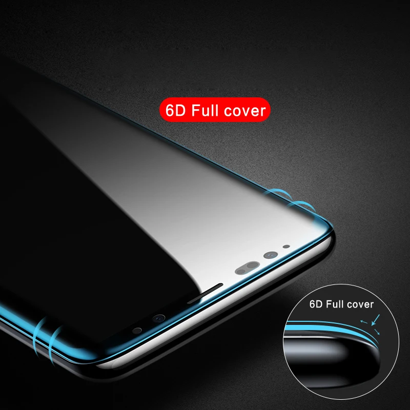 ESVNE 6D изогнутые края 9H защитный Стекло на Samsung Galaxy S8 стекло S9 Plus Screen Protector для