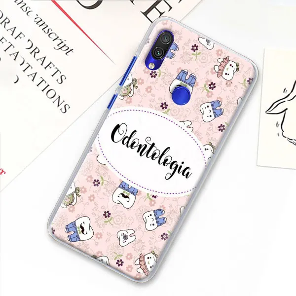 06 Стоматологический зуб чехол для телефона Xiao mi Red mi 7 5 6 Pro Note 7 Pro 5 5A 6 mi A1 A2 8 Lite 9 чехол Coque - Цвет: 06