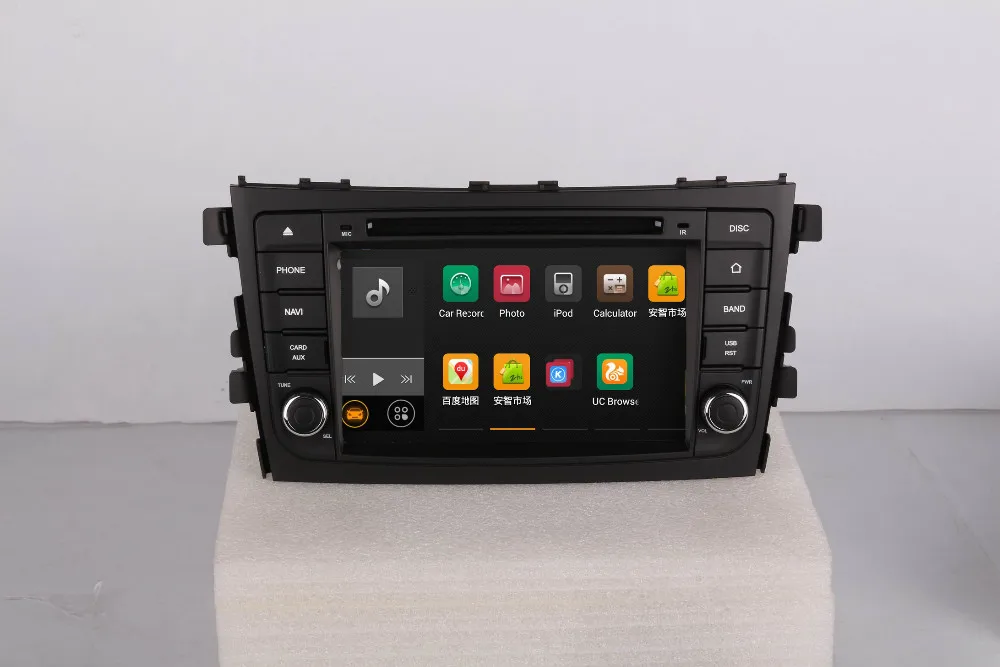 Восьмиядерный ips экран Android 9 0 автомобильный DVD gps Радио Навигация для Suzuki Celerio 2014