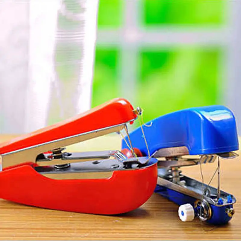 1 шт. портативная беспроводная ручная швейная машинка для одежды|sewing machine|portable