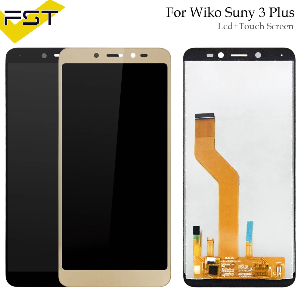 Для Wiko Sunny 3 Plus Sunny3 + ЖК-дисплей с сенсорным экраном дигитайзер Аксессуары для