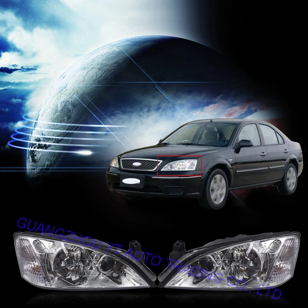 CAPQX 1 пара передний бампер головной светильник для Ford Mondeo 2004 2005 2006 2007 налобный фонарь головной светильник лампа в сборе