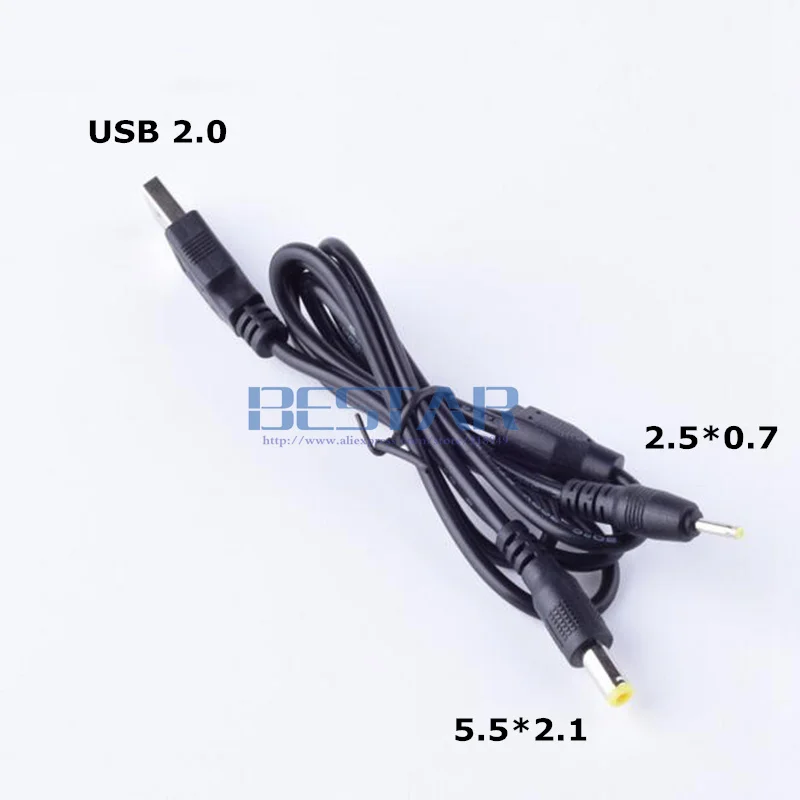 Кабель для зарядки от USB до 5 мм/2 1 мм и 2 мм/0 7 в выхода кабель с разделителем