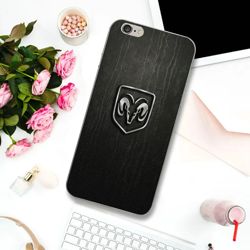 Picture 4 Dodge Challenger STR Ram Demon логотип мягкий силиконовый чехол для телефона для iPhone 6 6s 6plus 7 7Plus 8 8Plus 5 5C 5S SE X XR XS Max 4 4S - Цвет: Picture 4