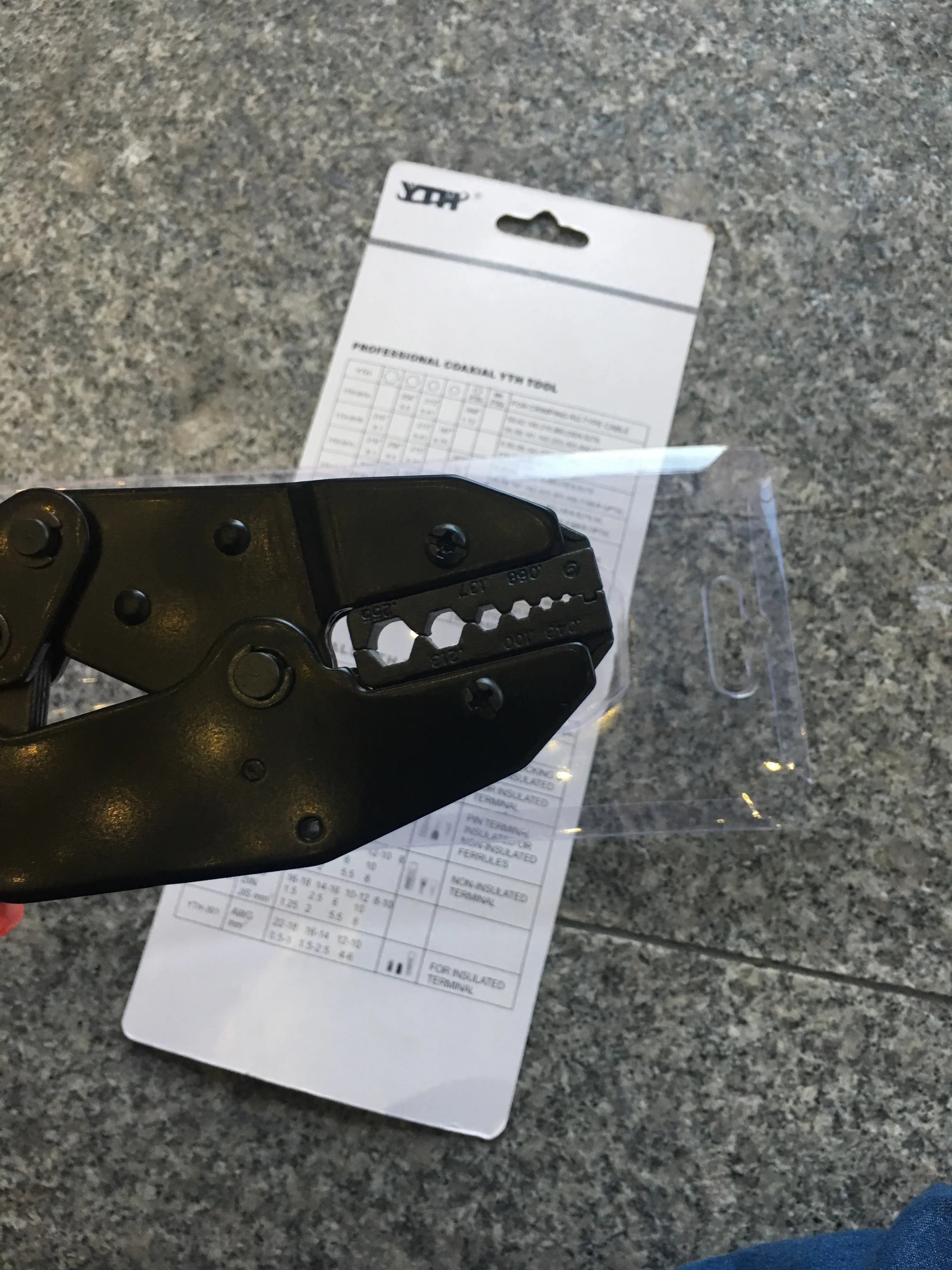 Шестигранные щипцы для обжима кабеля TNC 1 09 мм 75 2 54 3 5 41 6 48 RG59 RG179 RG316 RG174 BNC SMA|cable plier|hex