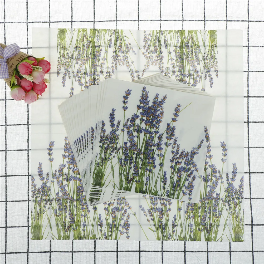 20 шт./пакет Свадебная вечеринка декор для коктейлей декупаж винтажные салфетки