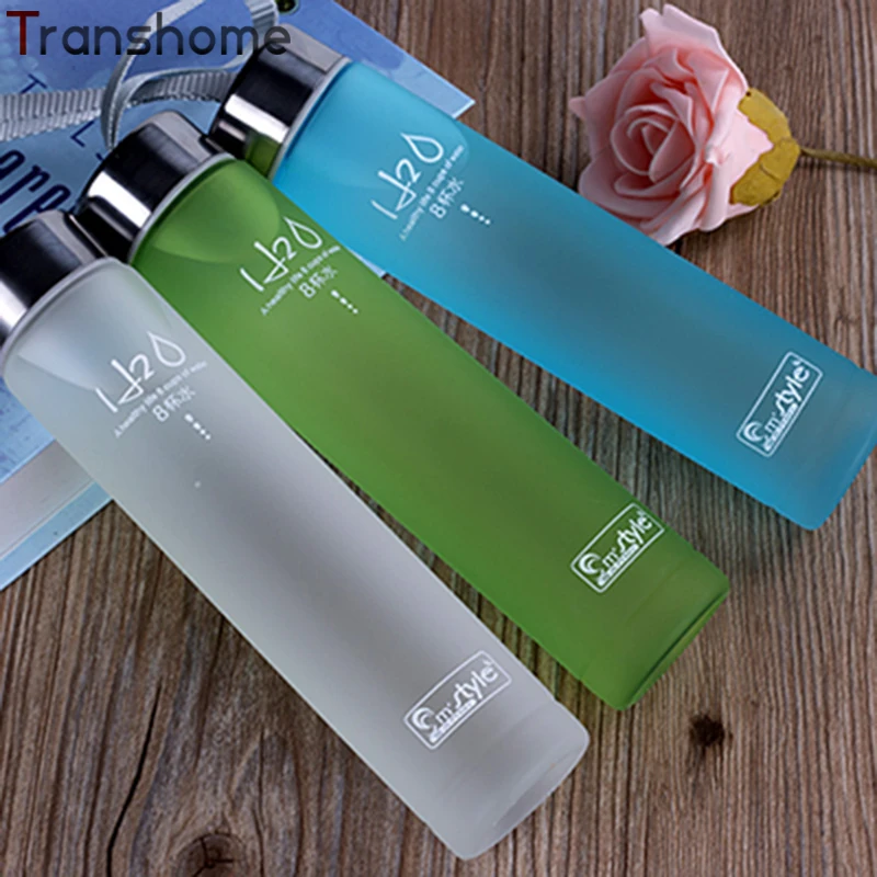 Transhome бутылка для воды пластиковая BPA бесплатно шейкер спортивные бутылки с