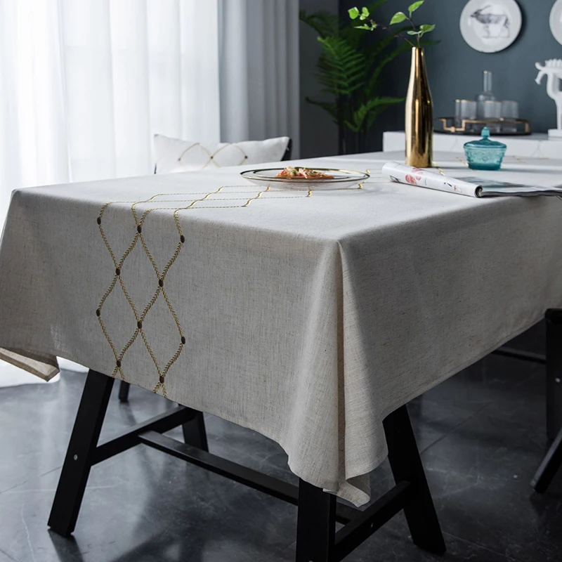 Simanfei стол одежда с вышивкой Алмазная Геометрическая Золотая декоративная