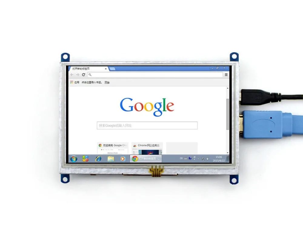 Raspberry Pi 5 дюймов HDMI ЖК дисплей модуль сенсорный экран поддержка 3 банан Beaglebone