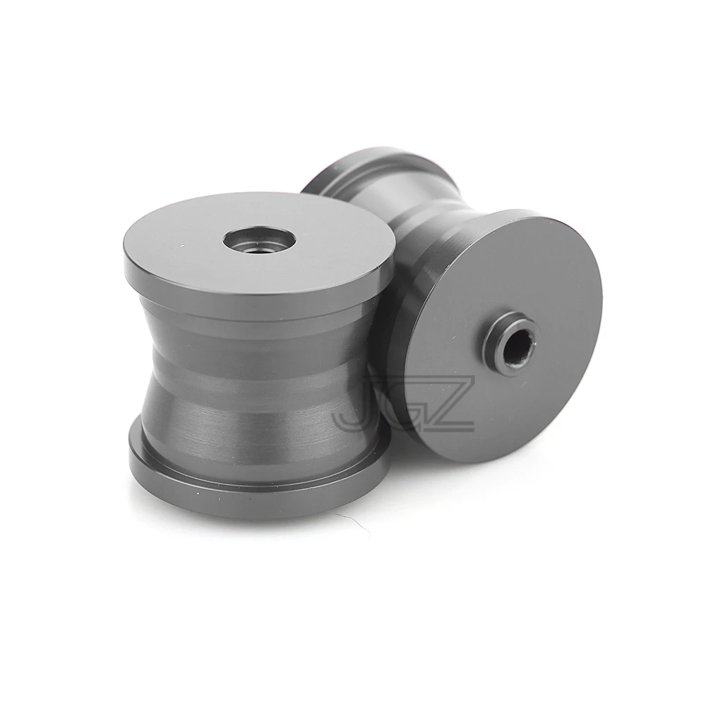 Titanium Пара мотоциклов CNC алюминиевая пассажирская задняя спинка сидения увеличивающие стояки колодки для Yamaha TMAX 530 2012 2013 - Цвет: Titanium