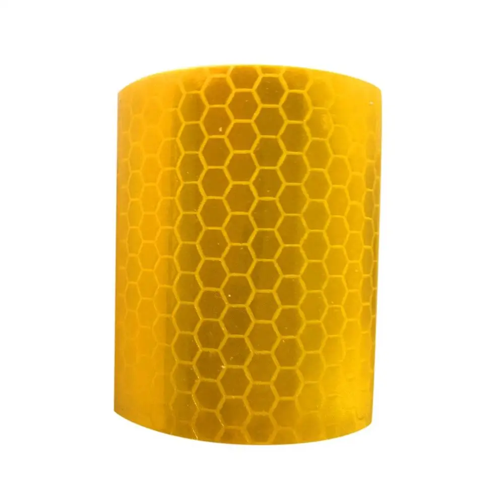 yellow 5 см* 3 м предохранителем и универсальным питанием-от источника переменного или постоянного тока светоотражающие наклейки ленты Авто-Стайлинг самостоятельно липкая сигнальная лента Автомобили; мотоциклы светоотражающая пленка - Цвет: yellow