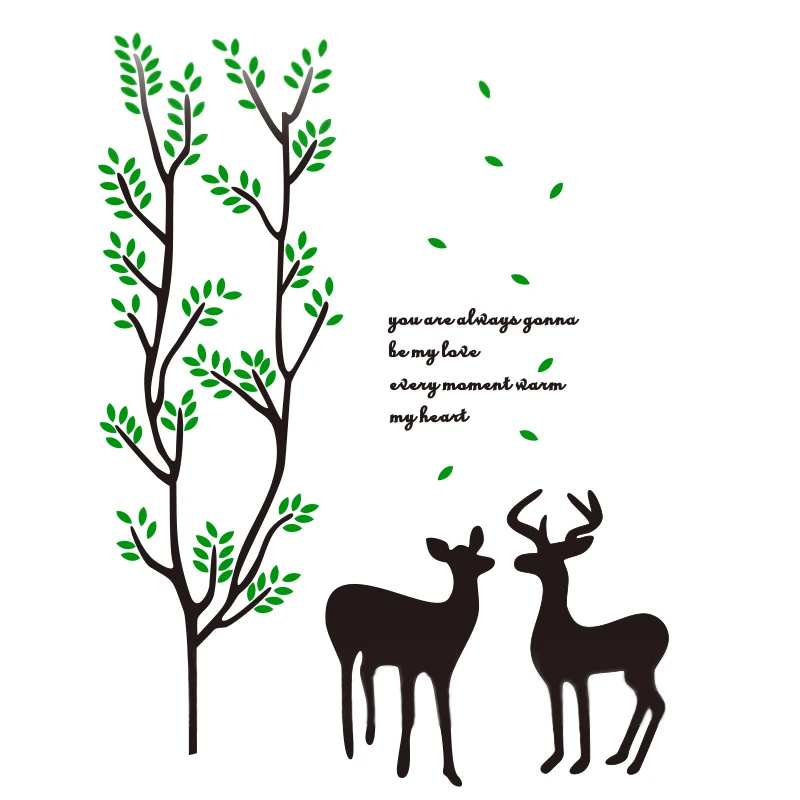 3D креативная акриловая Настенная Наклейка для ресторана гостиной