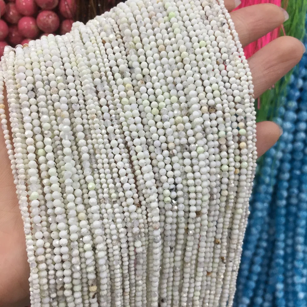 Маленькие бусины из натурального камня, бусины из натурального граната, апатит 2 мм, разделенные бусины для изготовления ювелирных изделий, ожерелье, браслет своими руками