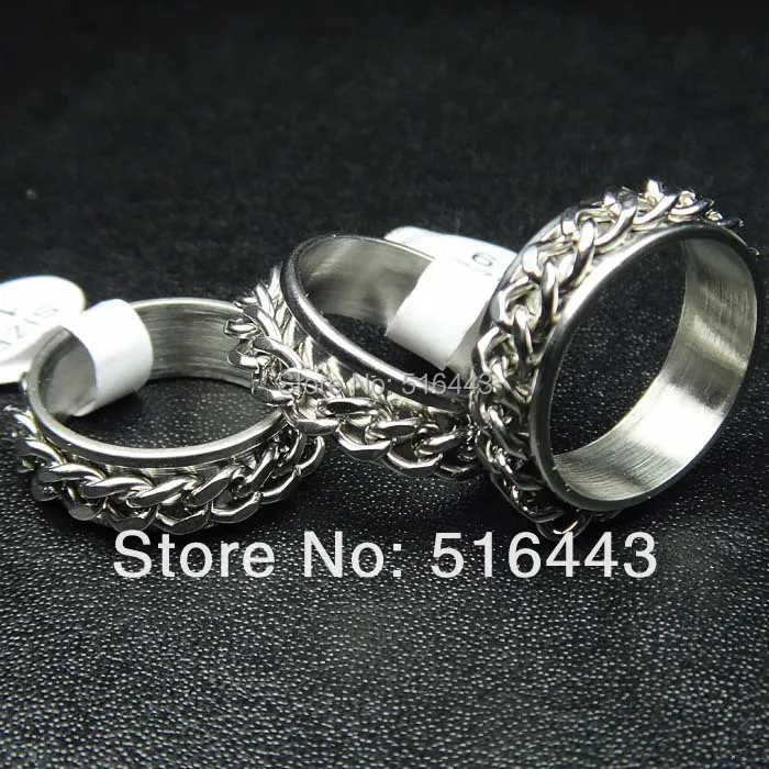 Большая Акция 30 шт. серебряные кольца из нержавеющей стали для женщин и мужчин