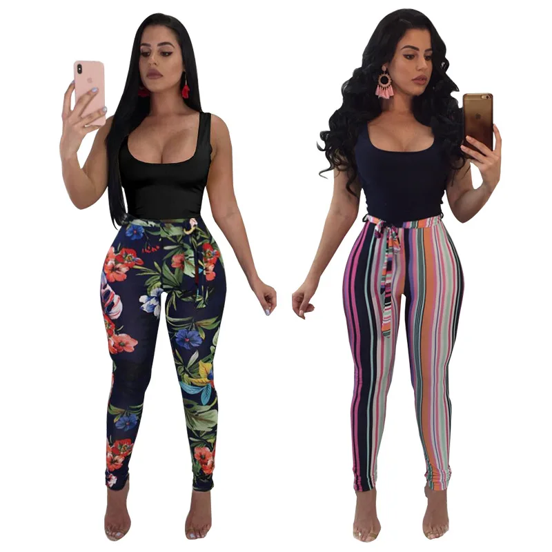 2018 Модные женские сексуальные вечерние комбинезоны с принтом боди для ночного