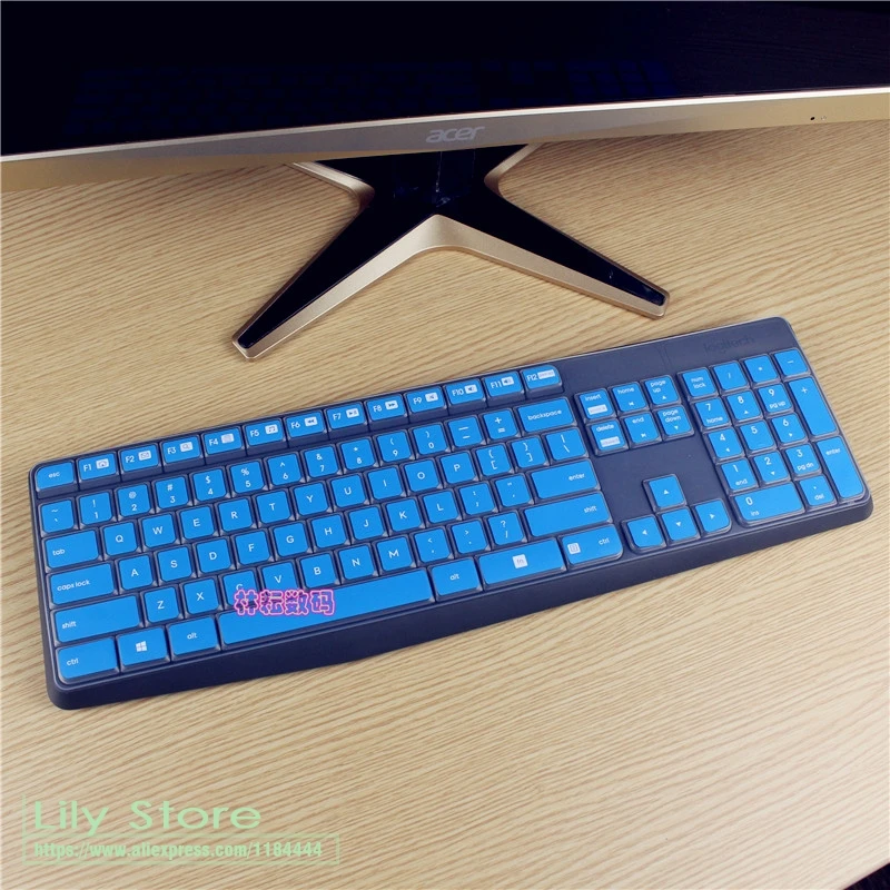 Силиконовый чехол для Logitech Mk235 K235 K375S механическая беспроводная клавиатура с