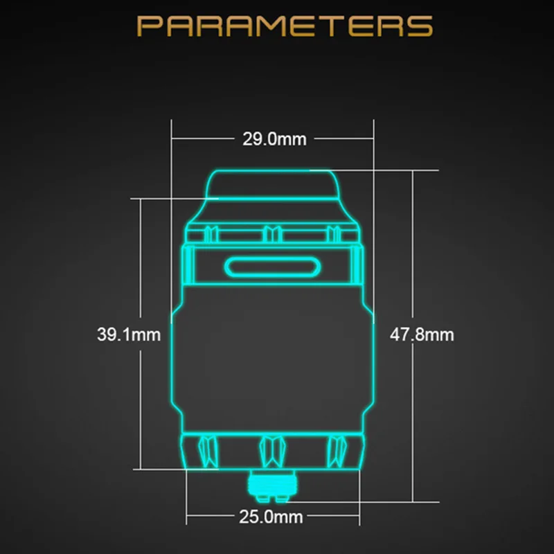 Geekvape Zeus X RTA бак 4 5 мл емкость 810 Delrin капельный наконечник электронная сигарета