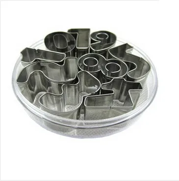 Рождественские вырубки для печенья с буквами русского алфавита бисквит Фондант