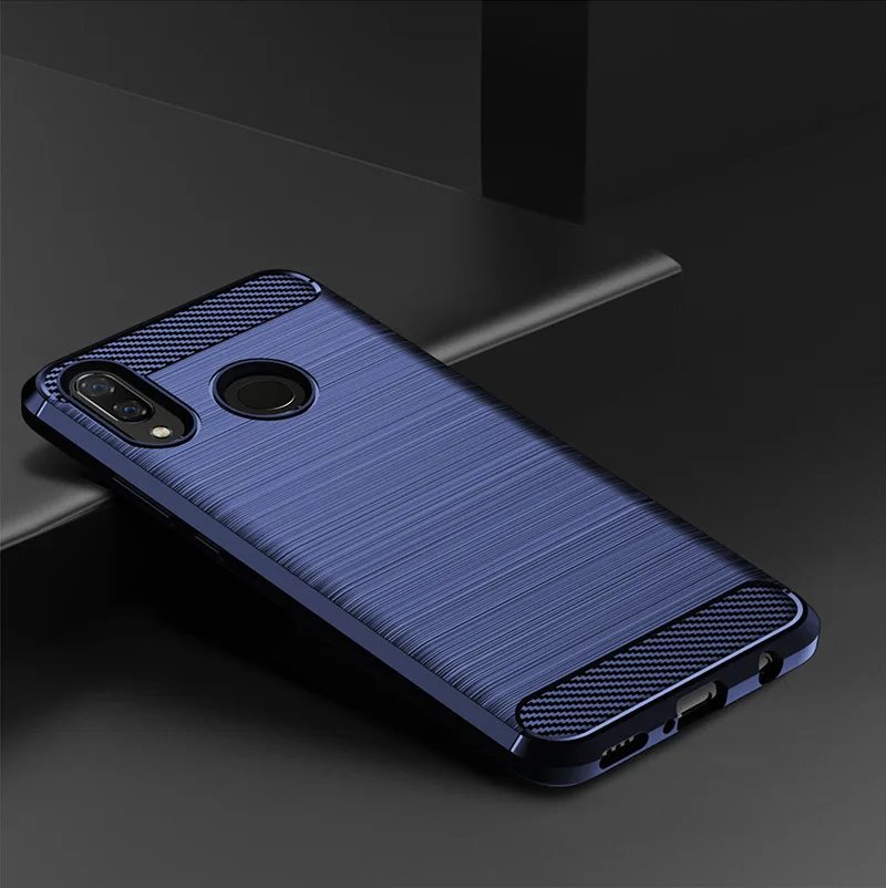 Чехол для Huawei Y9 2019 Y6 Pro Enjoy 9 Plus роскошный прочный армированный Мягкий силиконовый