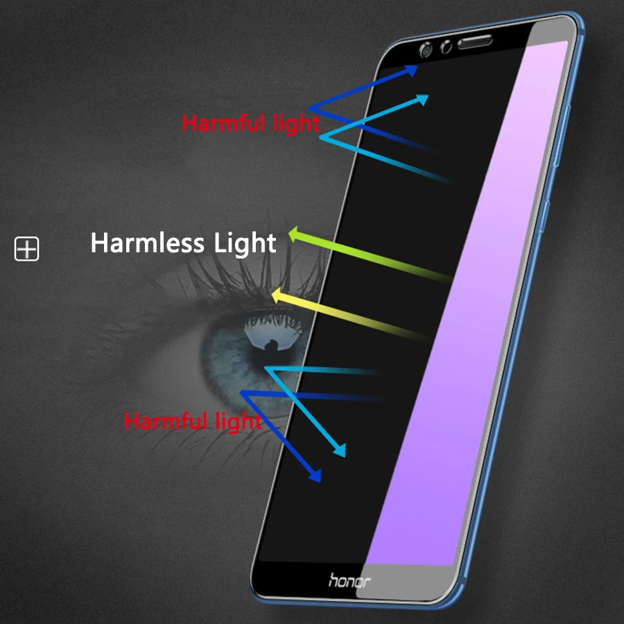 Для huawei P30 Lite Nova 4e Honor 10 9 Play Y9 Y7 Pro Prime 2019 анти синий фиолетовый светильник из