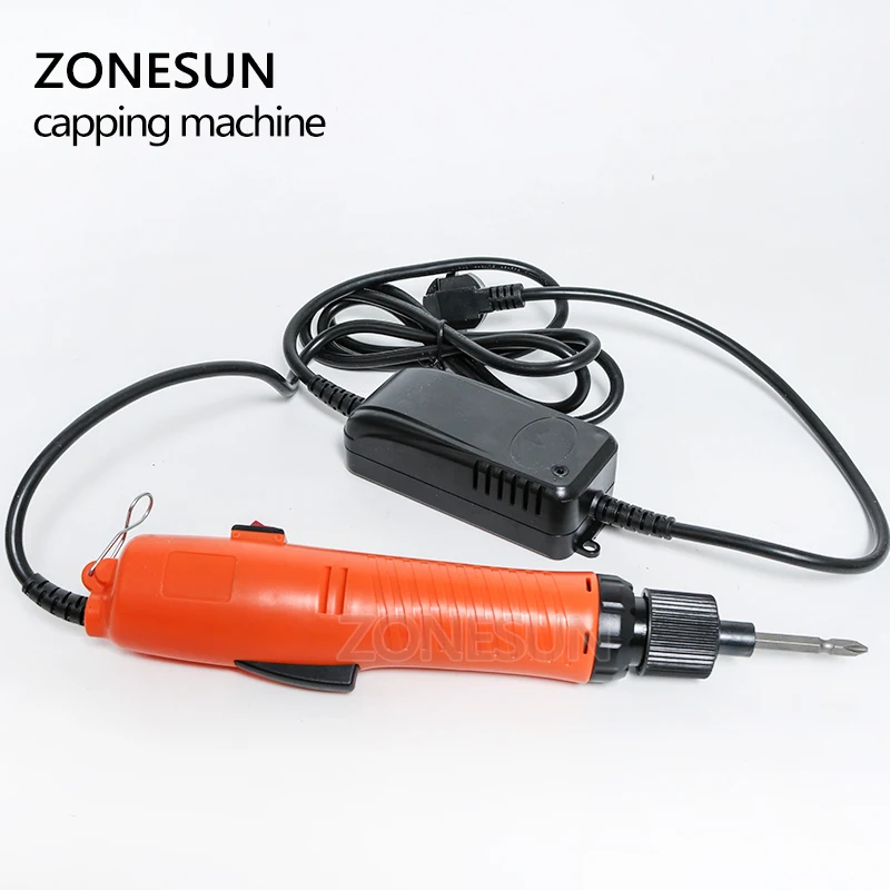 ZONESUN 10-50 мм большая скорость вращения Регулируемая укупорочная машина ручной