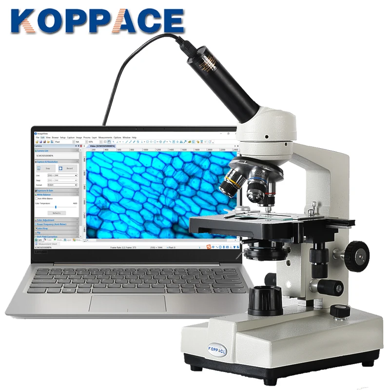 Электронный окуляр KOPPACE 5 миллионов пикселей USB2.0 40 640X Монокуляр электронный