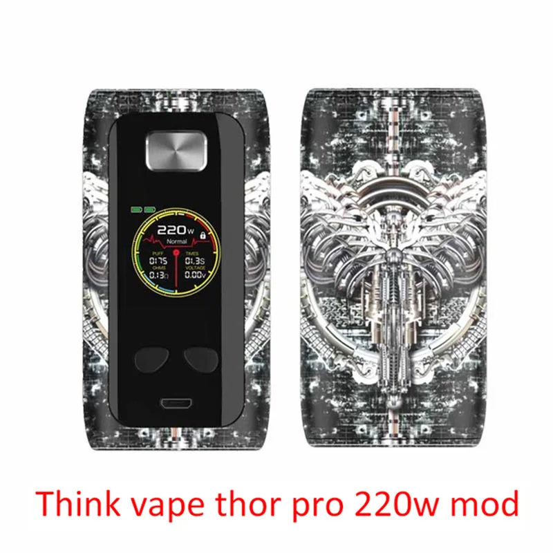 Дизайн Thinkvape Thor 200 Вт TC коробка мод Think Vape Thor pro 220 Вт обход vape мод режимы 510 электронная сигарета мод vape использование батареи 18650 - Цвет: thor pro metal castl