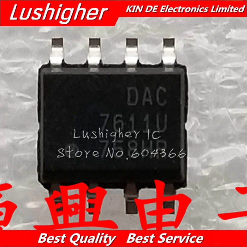

10 шт. DAC7611U SOP-8 DAC7611 SMD