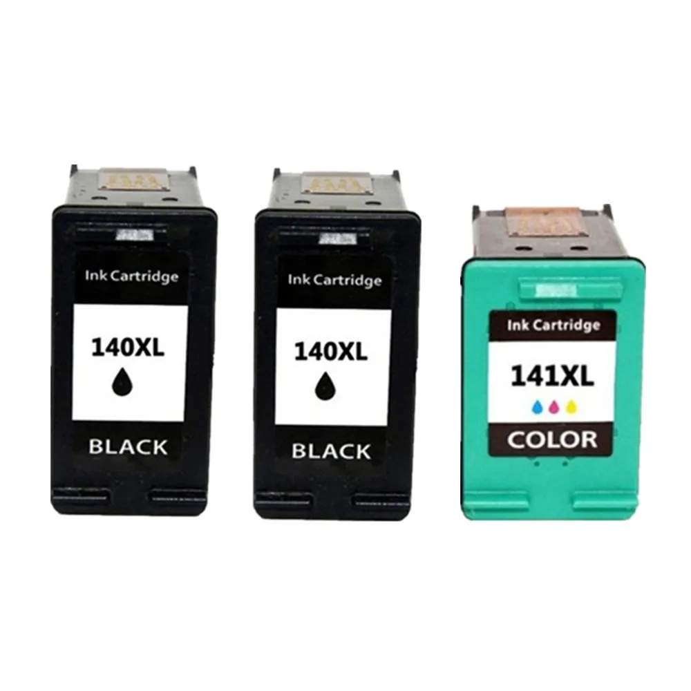2pcs 140xl 1pc 141xl Совместимые картриджи для hp 140 141 140xl 141xl с чернилами hp Deskjet D4245 D4260 D4263 D4268 D4360 D4363 D4368 картридж для принтера - Цвет: 2pcs 140xl 1pc 141xl