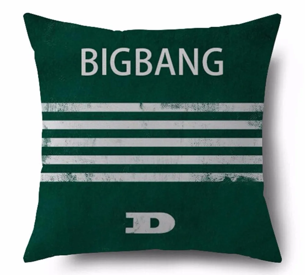 Kpop Bigbang Подушка Чехол GD Топ чехол для подушки на заказ Подарки крутые мягкие