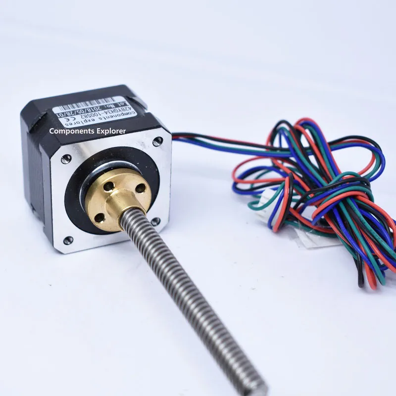 Nema17 42BYGH34-100S 100 мм T8* 8 шток линейный шаговый двигатель свинец Srew для 3D принтера
