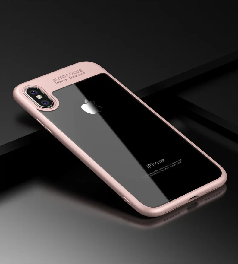 Бренд gligle мода антидетонационных защитный силиконовый чехол для iPhone X чехол