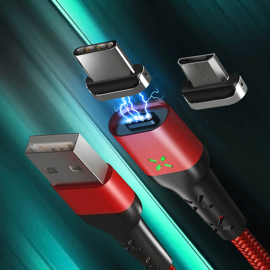 ANBES Магнитный кабель Магнит Micro USB зарядное устройство для передачи данных кабели