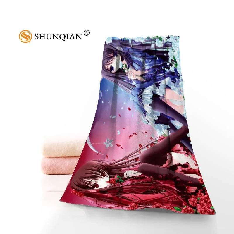 

New Custom Alice in Wonderland Towel Printed Cotton Face/Bath Towels Microfiber Fabric For Kids Men Women Shower Towels