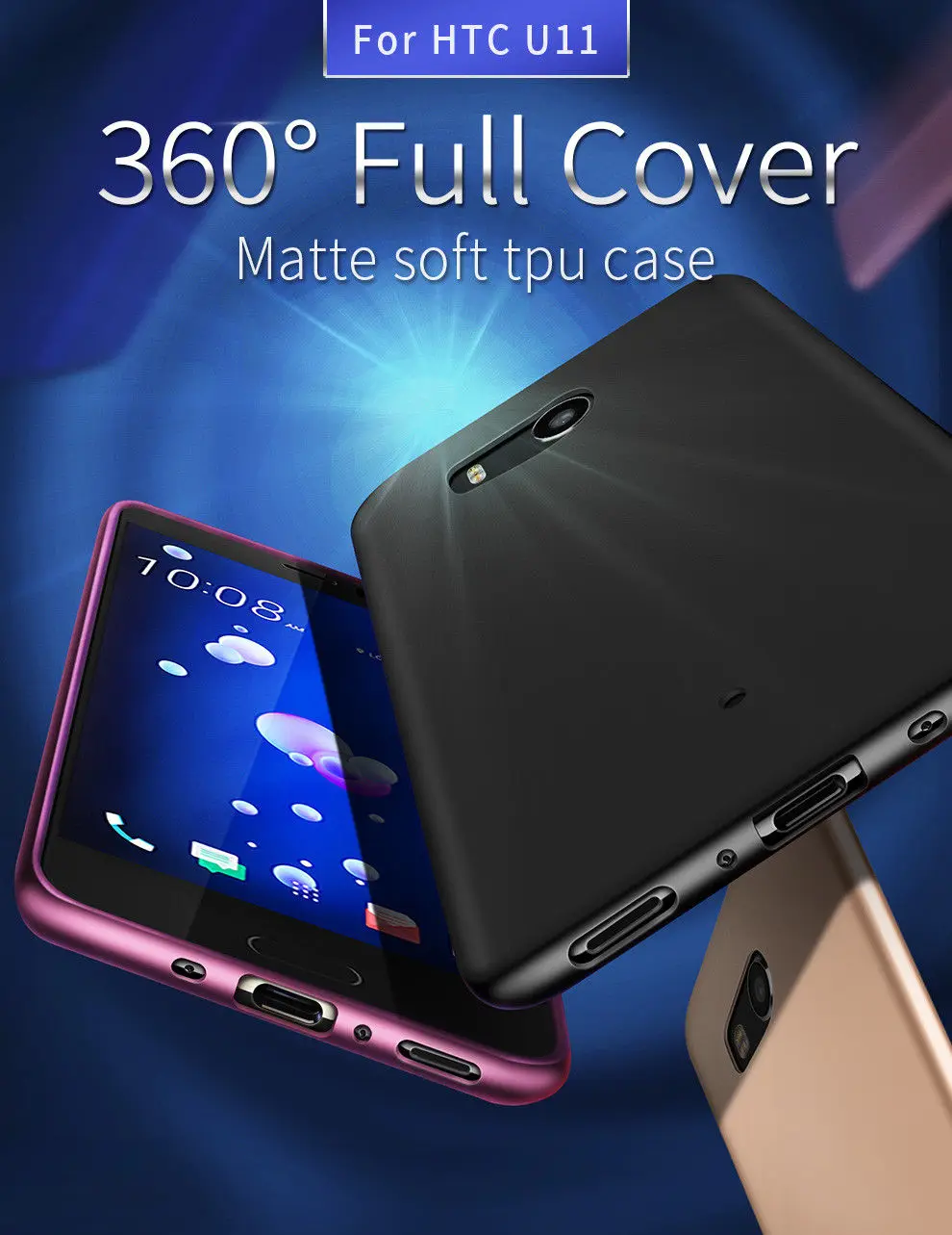 X-level мягкий TPU чехол для HTC U Ultra Dual Ультра Тонкий силиконовый на заднюю панель |