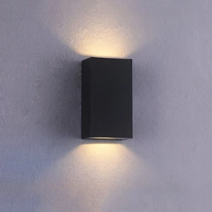 Алюминиевая уличная Водонепроницаемая настенная лампа, светодиодный светильник для виллы, двора, дома, освещение для сада