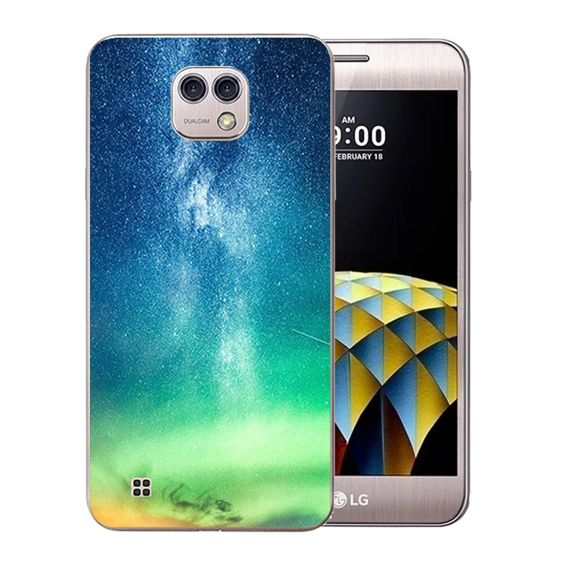 5 2-дюймовый чехол для телефона LG X Cam мягкий из ТПУ с рисунком звездного неба K580 K580DS