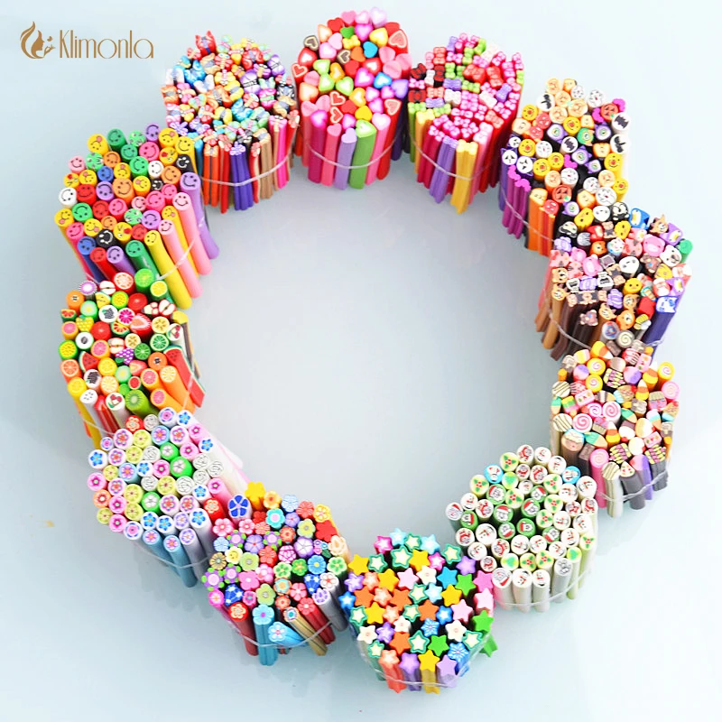 50 шт. популярный дизайн ногтей крошечные мягкие керамические ломтики полимерные