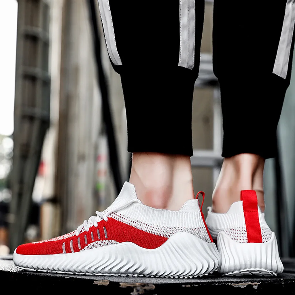 Новая модная мужская повседневная обувь мужские комфортные кроссовки из