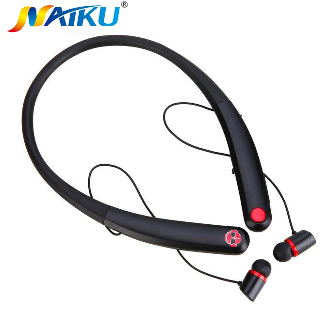 NAIKU 990 Bluetooth беспроводная гарнитура магнитные наушники воротник стерео с