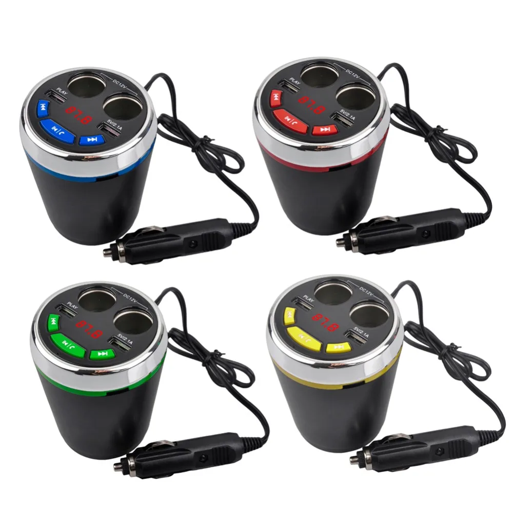 Bluetooth авто FM передатчик автомобильное зарядное устройство MP3 плеер Handsfree