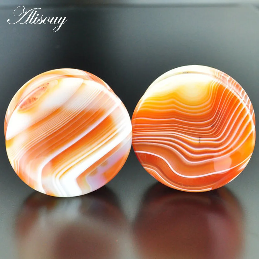 2 шт каменные беруши и тоннели пирсинг для ушей серьги измерительные приборы спиральные пирсинг ушные носилки пробки Oreille Пирсинг для тела ювелирные изделия - Окраска металла: Style J