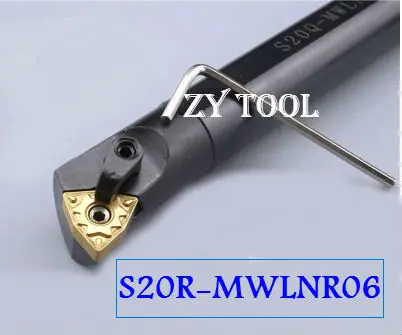 

Free shipping S20R-MWLNR/L06 Internal Turning Tool Factory outlets, the lather,boring bar,Cnc Tools, Lathe Machine Tools
