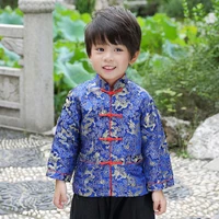 chinese spring festival children coat boys clothes dragon party costumes baby boys jackets kids outfits outerwear china dress