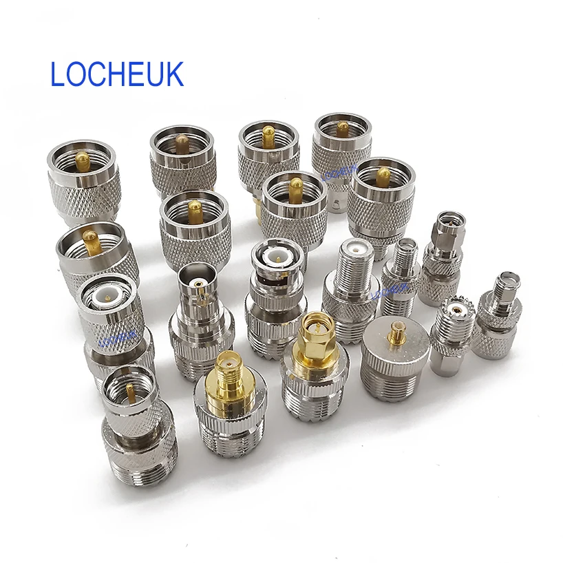 20 Тип RF коаксиальный переходник UHF PL259 радиочастотный адаптер Комплект покрышек к