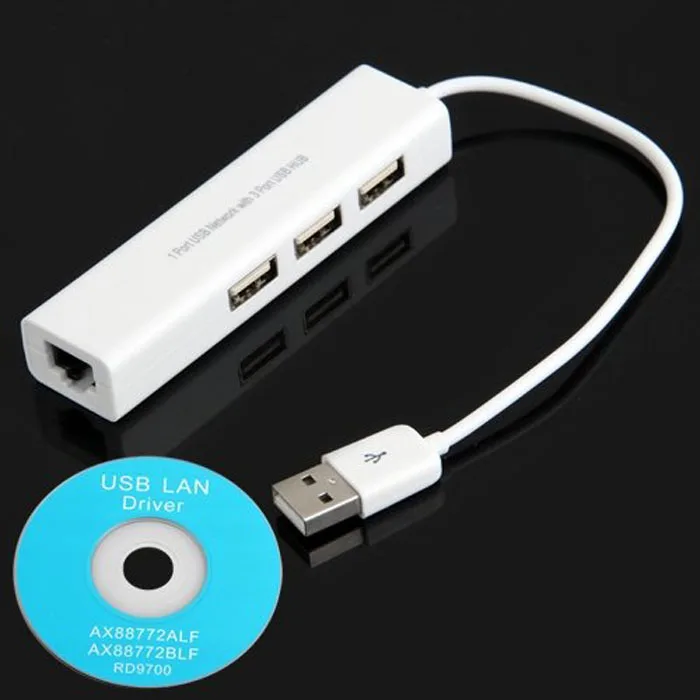 USB-концентратор 2020 с USB C на Ethernet-адаптер Type 2 0 концентратор 3 портами сетевая карта