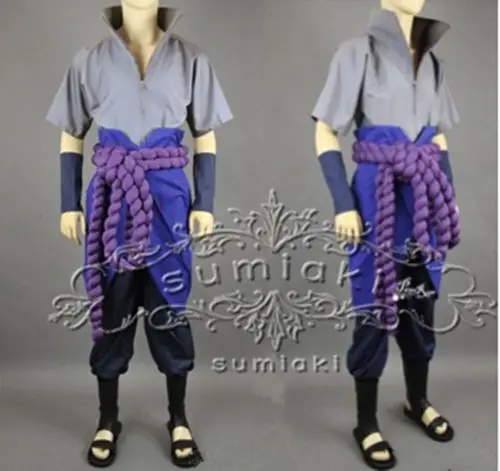 Японское аниме Shippuden Sasuke Учиха карнавальный костюм на Хэллоуин|costume halloween|sasuke uchiha
