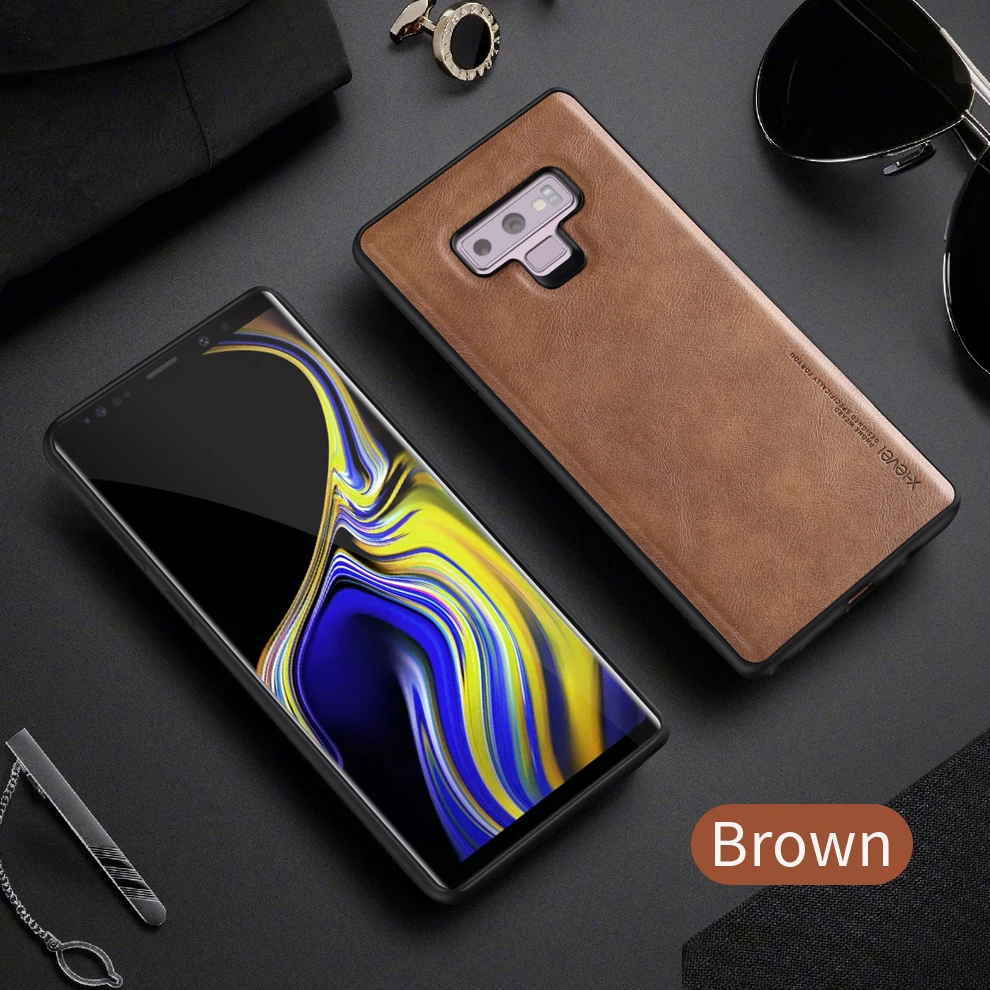 

X-Level кожаный чехол для Samsung Note 9 Чехлы мягкий силиконовый край противоударный деловой чехол для Samsung Galaxy s9 s10 Plus чехлы