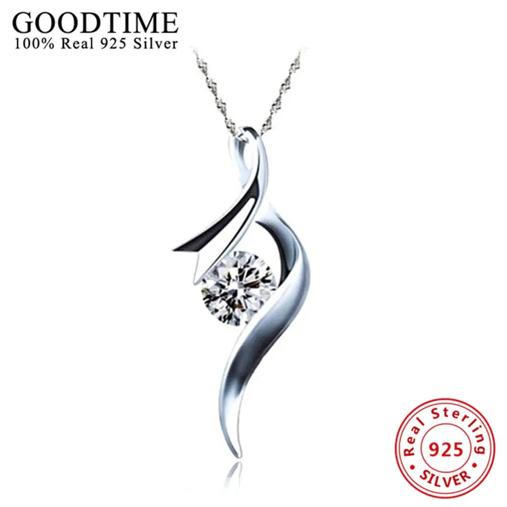 Ожерелье с подвеской из серебра 100% пробы серебро 925 | Украшения и аксессуары